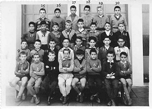 ECOLE PAUL BERT GARCONS 1956 CM1 MME BOUSSOMIER